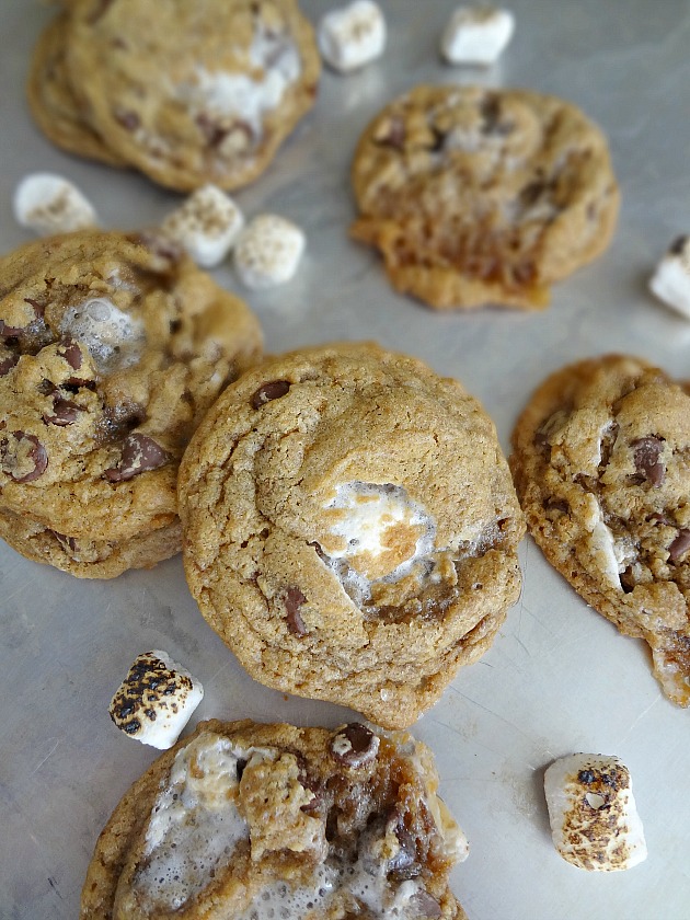 The Cooking Actress Graham Cracker S'mores Cookies