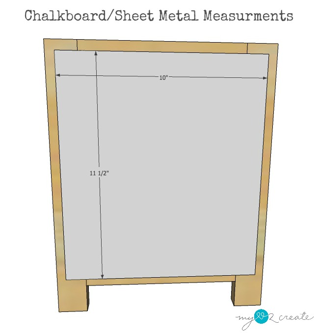 DIY Chalkboard Easel My Love 2 Create