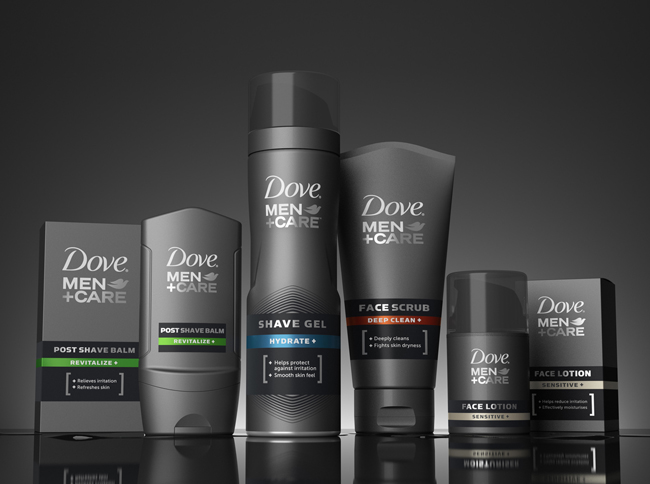 Dove Men + Care Face on Packaging of the World - Creative ...