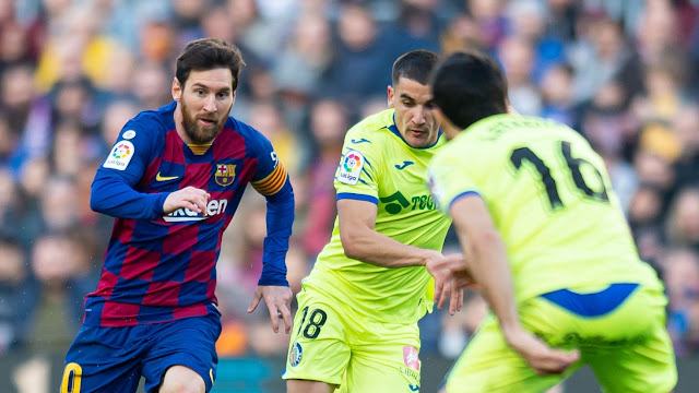 برشلونة يحقق فوز صعب على خيتافي برشلونة يحقق فوز صعب على خيتافي