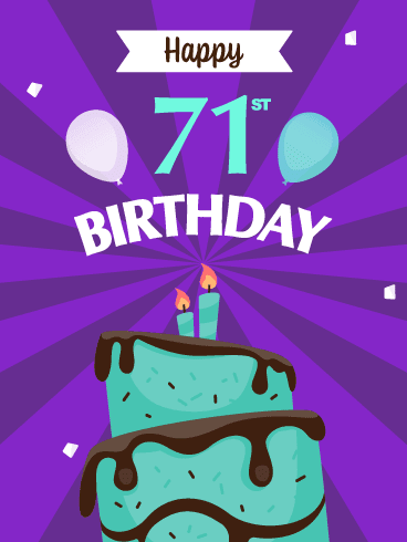 Birthday Wishes for 71 Year Old Man