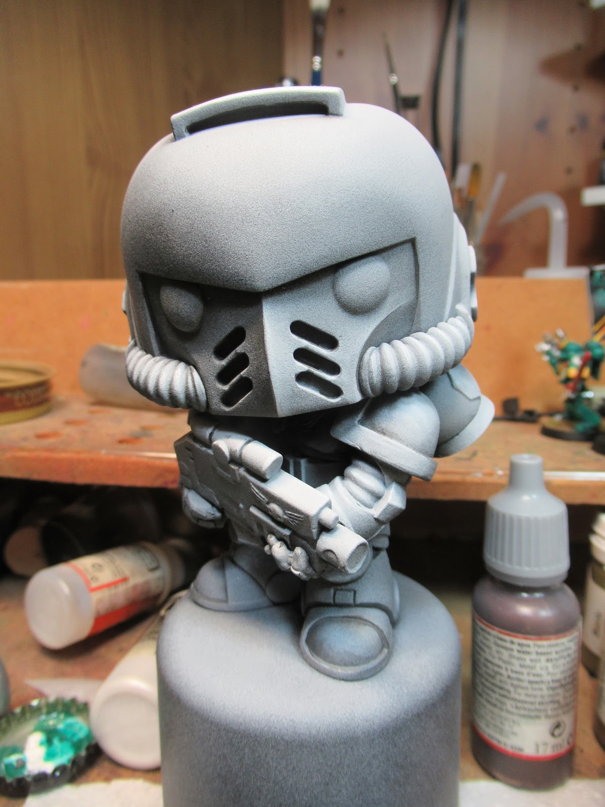 funko pop space marine unpainted
