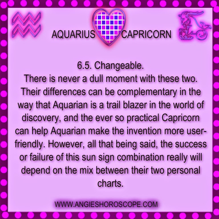 Aquarius woman and Capricorn man compatibility
