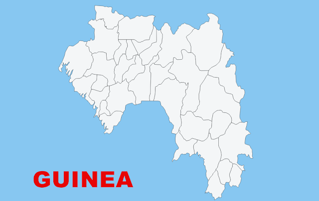 image: Guinea Blank Map Chart