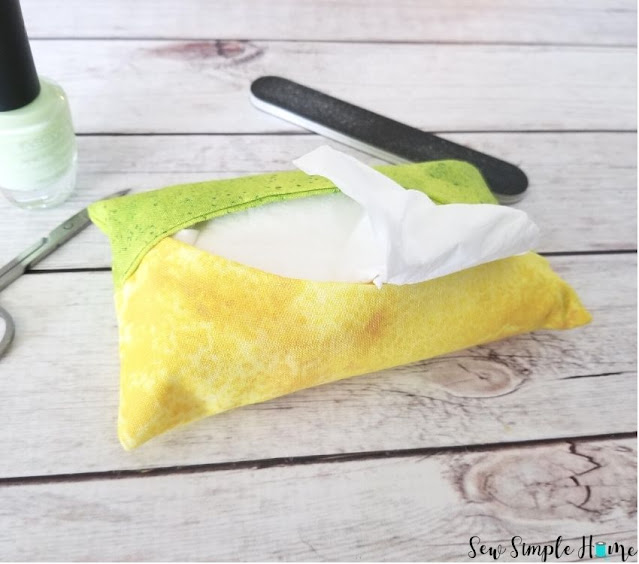 Quick Pocket Tissue Holder Tutorial Sew Simple Home