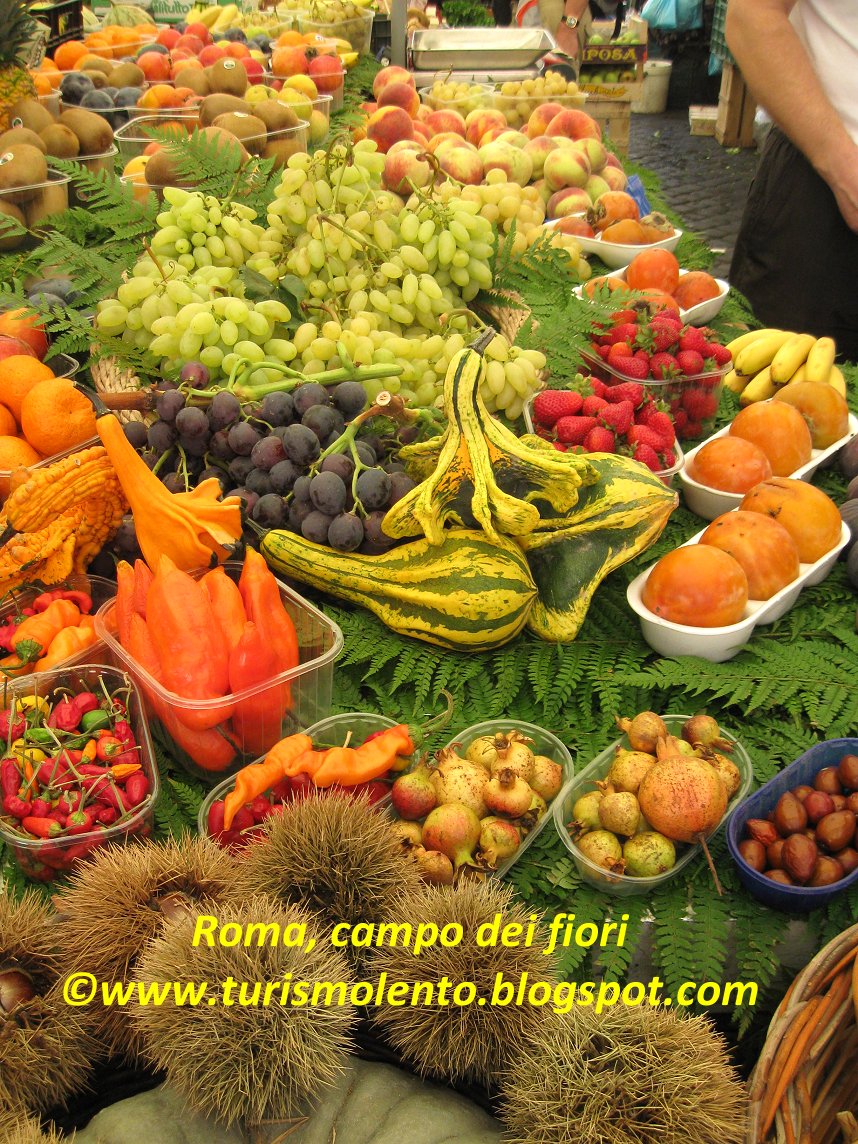 Turismo Lento Roma Slow Mercato Campo Dei Fiori