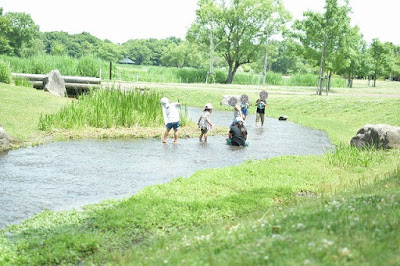 吉野ヶ里歴史公園の小川