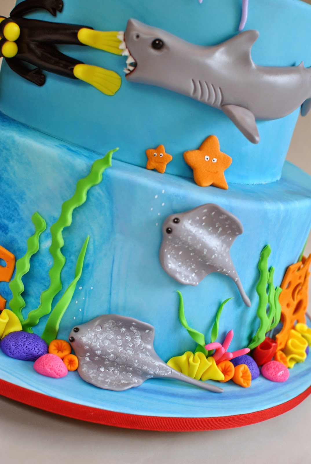 Hope's Sweet Cakes Underwater Shark Cake