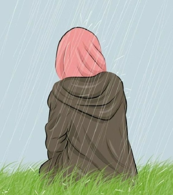 Download Gambar Kartun Muslimah Sedih  Gambar Kartun  Muslimah 