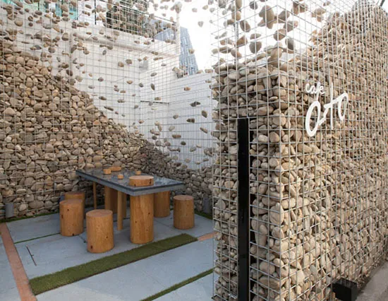 bronjong dalam olahan kreatif arsitektural