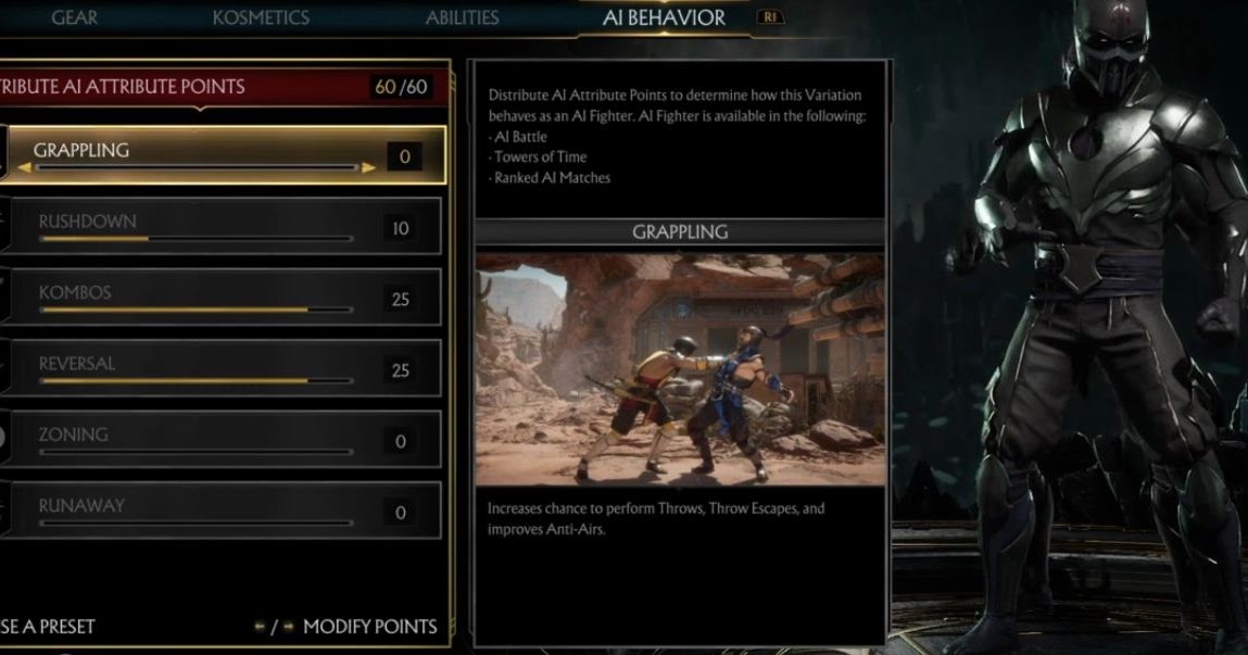 DTG Reviews AI Fighter Settings for AFK Farm Mortal Kombat 11 MK11