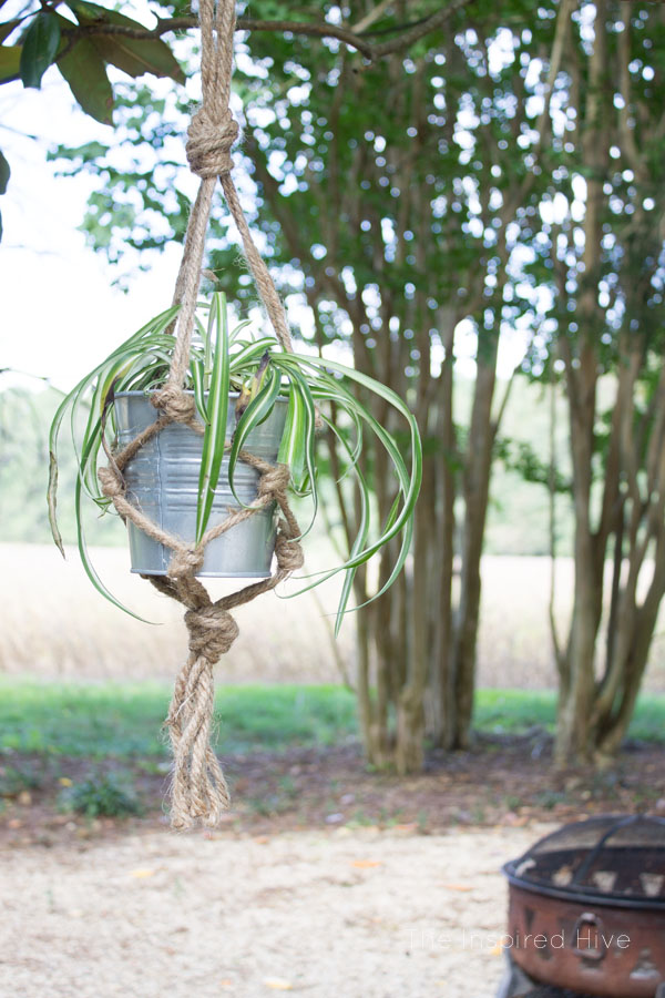 DIY Jute Macrame Plant Hanger The Inspired Hive