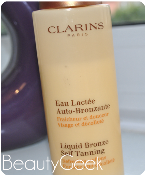 xBeautyGeekx...* Review Clarins Liquid Bronze Self Tan For Face