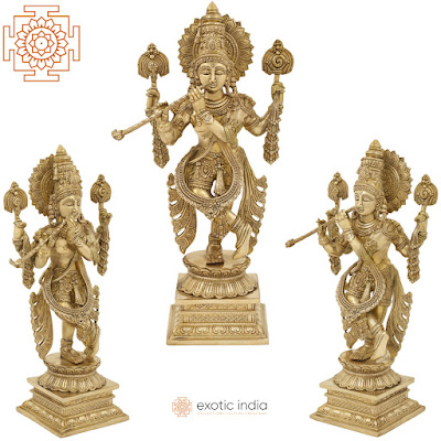 Tribhanga Muralidhara Krishna Brass Sculpture Tribhanga Muralidhara Krishna Brass Sculpture