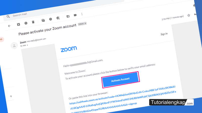 tutorialengkap 3 cara mendafatar atau membuat akun Zoom pada Laptop