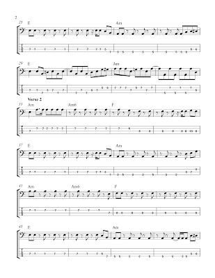 Carl Radle Art of Dying George Harrison bass transcription