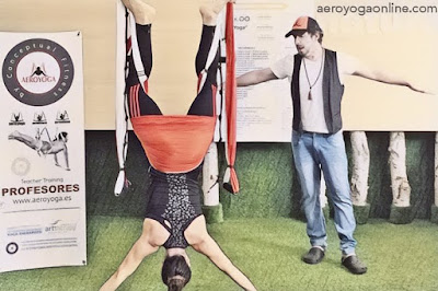 aerial yoga teacher training Rafael Martínez