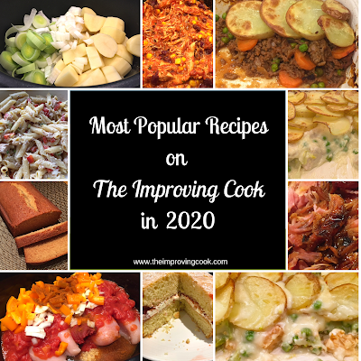 A collage of 10 recipe photos with an overlay of text- Most Popular recipes