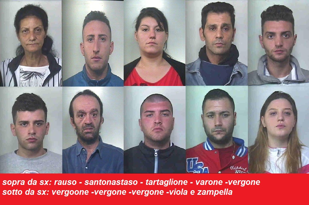 Ecco l'elenco completo degli arrestati in data odierna dai Carabinieri di Caserta per spaccio di Ecco l'elenco completo degli arrestati in data odierna dai Carabinieri di Caserta per spaccio di