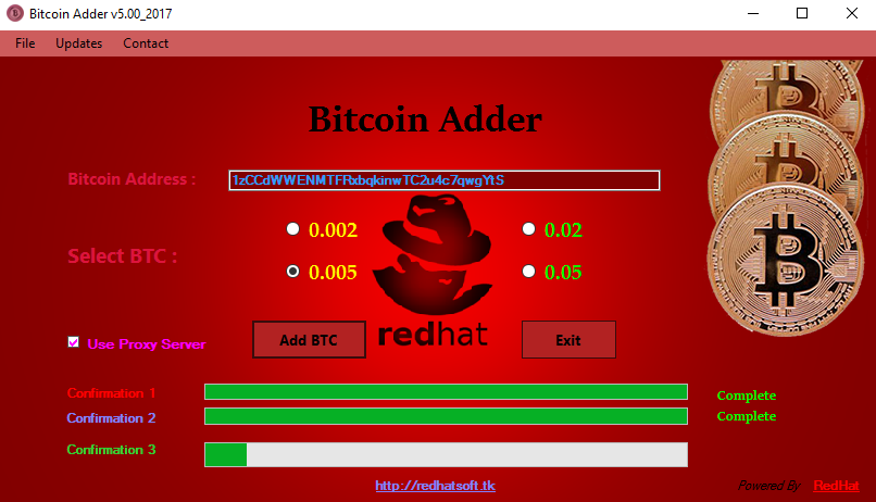 bitcoin adder activation code