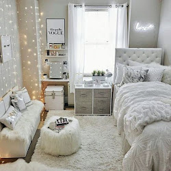 White Modern Teenage Girl Bedroom Ideas