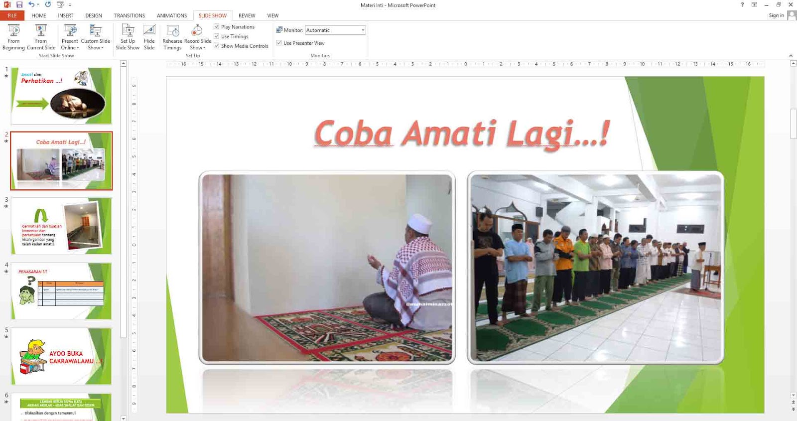 Akidah Akhlak Vii Mts Materi Adab Shalat Dan Dzikir Slide Show Cariduit Dot