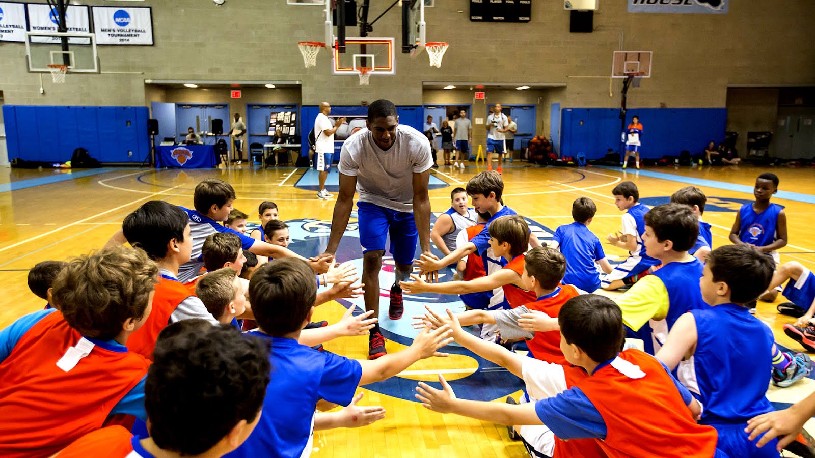 New York Knicks Basketball Camp Basketball Choices