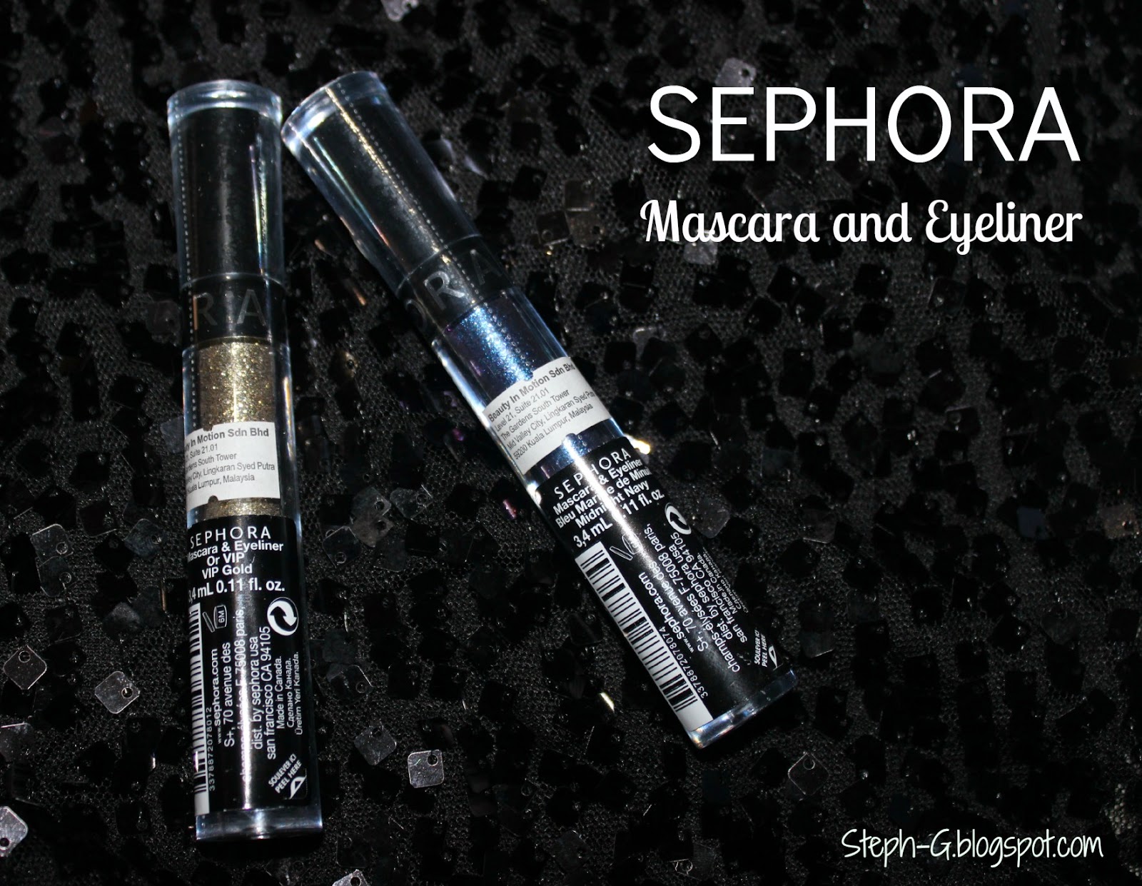 Review Sephora Mascara and Eyeliner