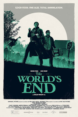 The World’s End Movie Poster Screen Print by Matt Ferguson x Bottleneck Gallery x Vice Press
