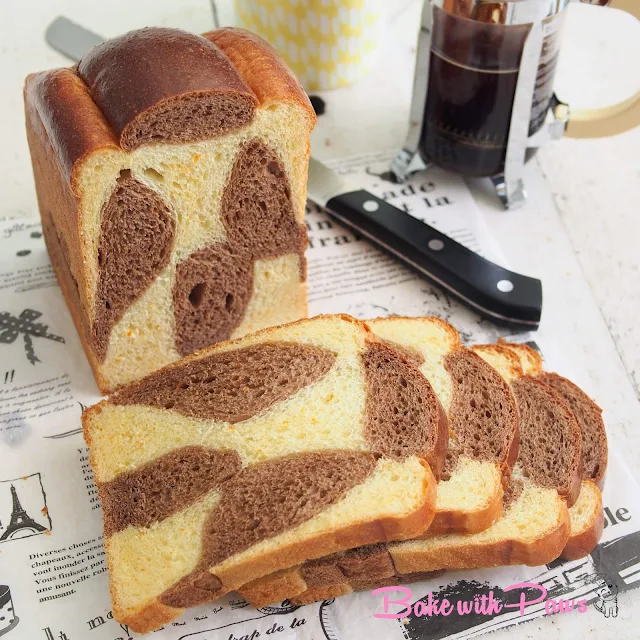 Orange Chocolate Soft Sourdough Bread