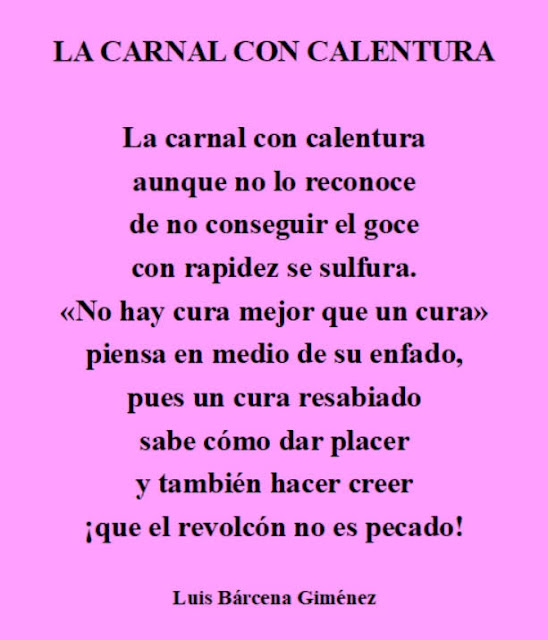 La carnal con calentura Décimas Espinelas y Poemas
