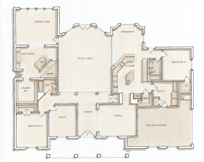 Monteola Mullaney Contracting Monteola Spec House Floor