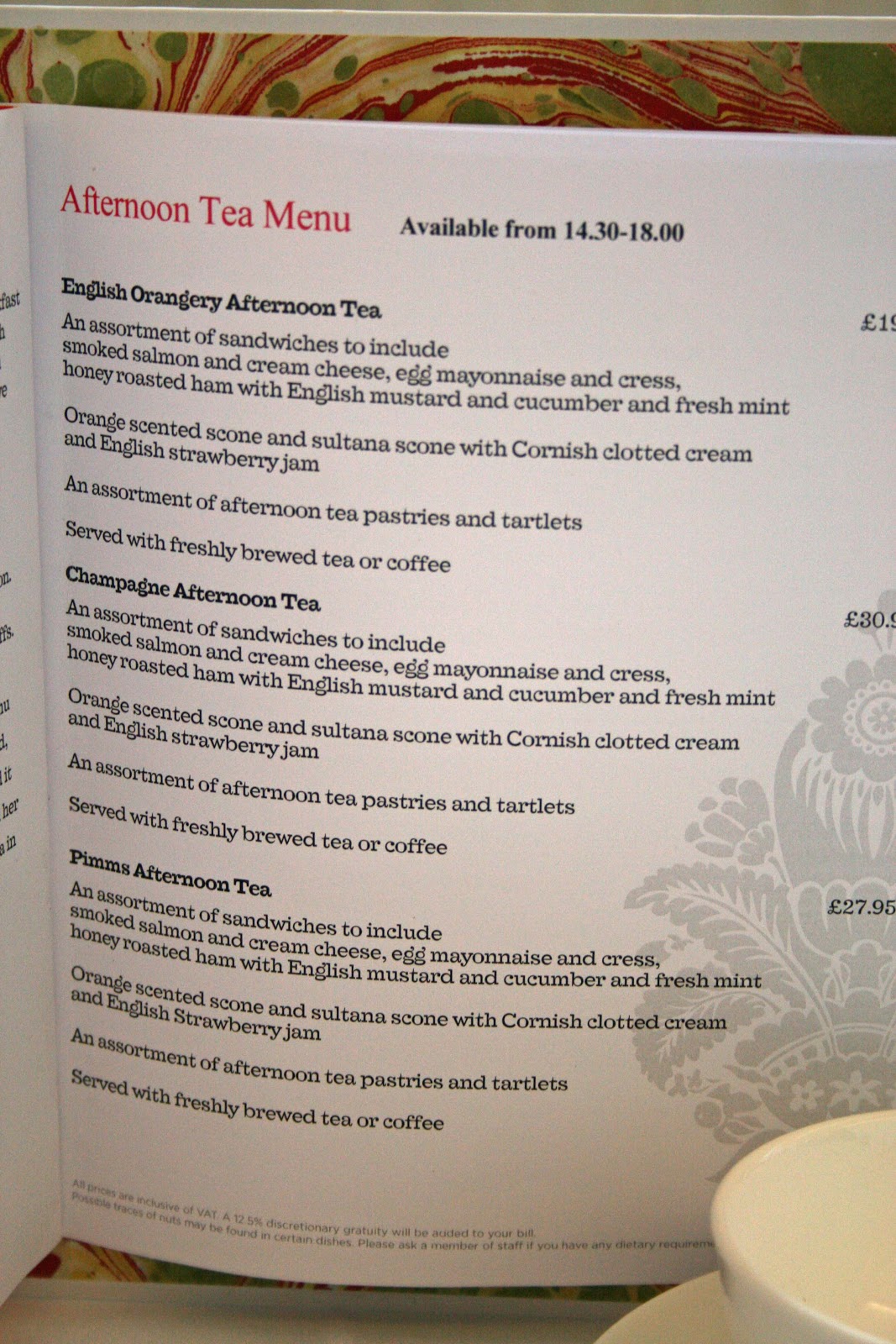 lauralovescakes... Afternoon Tea at Kensington Palace