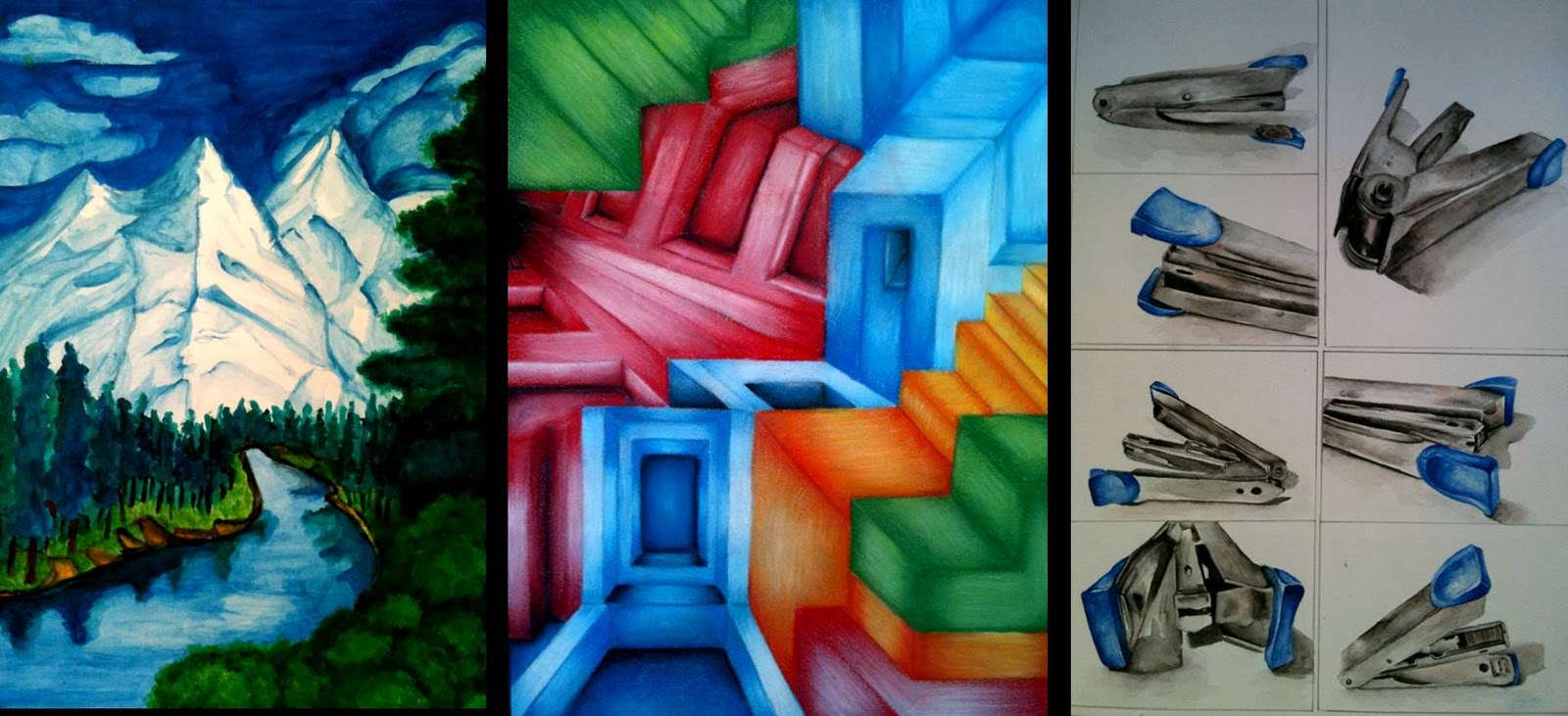 Sheow Tong's Art Folios 2D Art Fundamentals Classwork (T02/Oct Nov