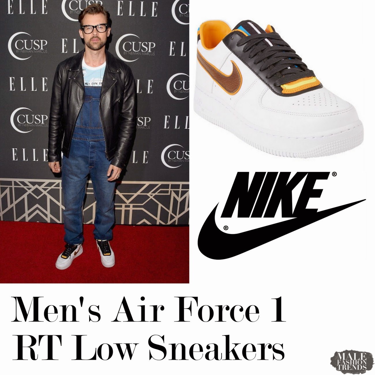 India Memoria Prever Brad Goreski y sus Men's Air Force 1 RT Low Sneakers de Nike x Riccardo  Tisci