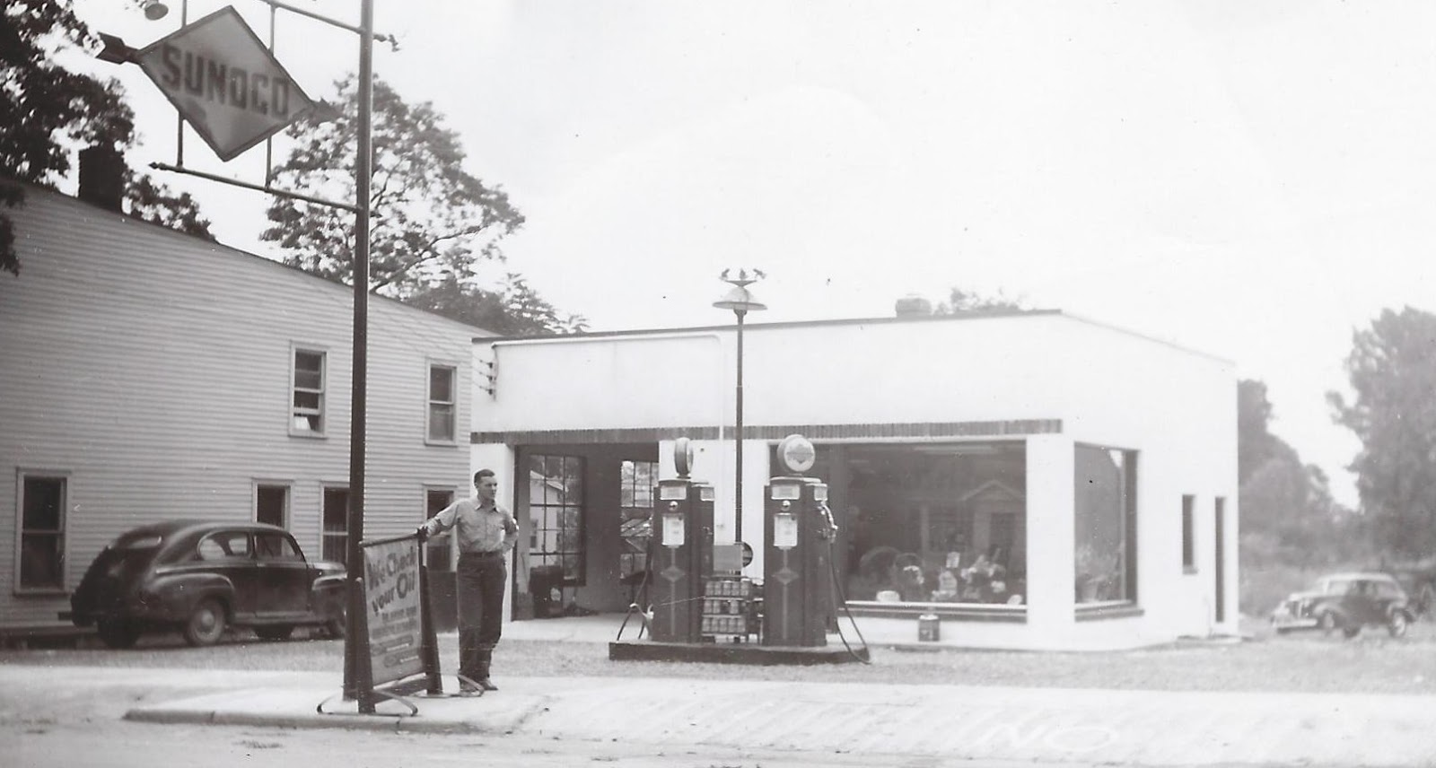 Snippet From The Past July 19, 1947 New Sunoco Gas Station Opens