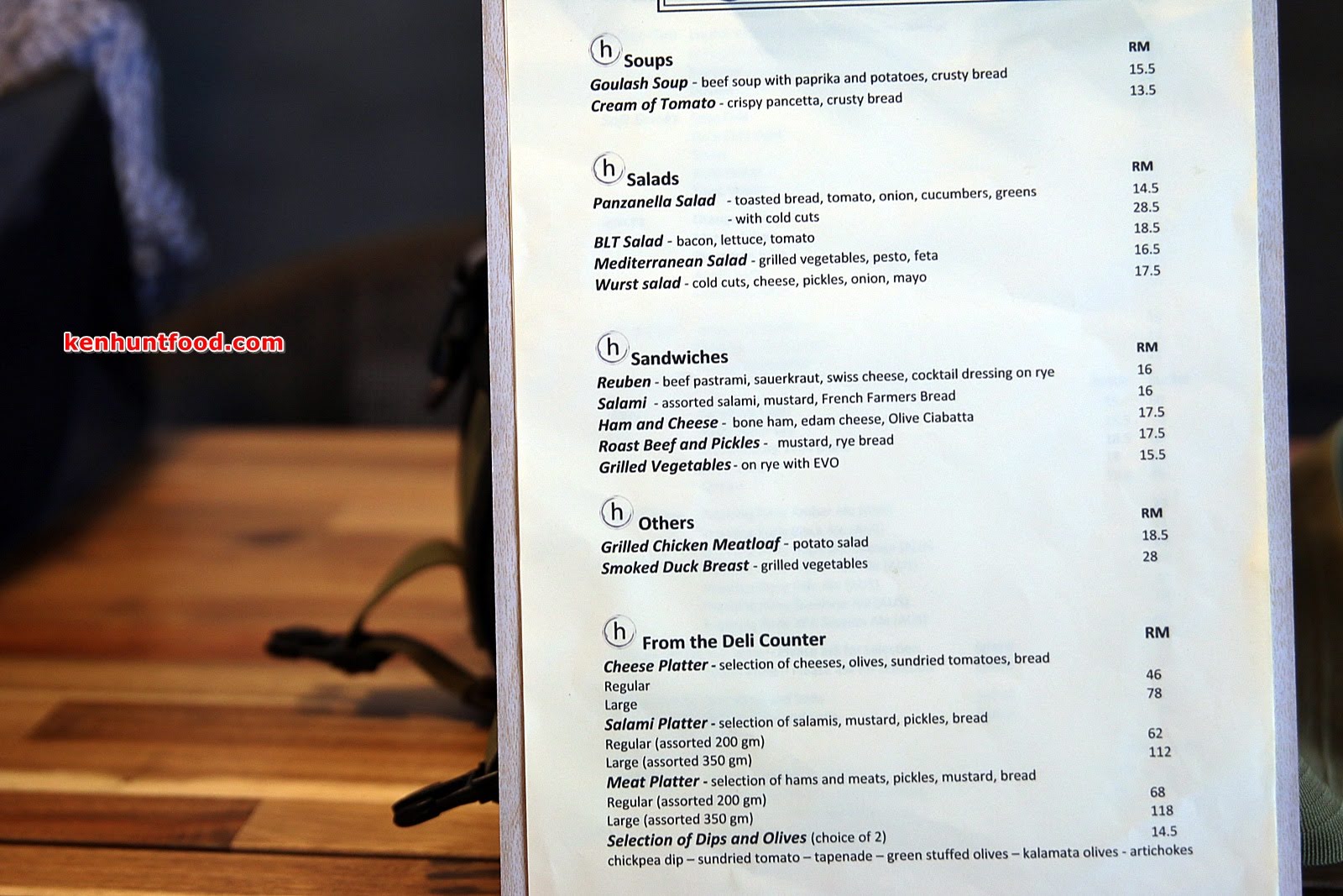 KEN HUNTS FOOD Hudson's Deli Tanjung Bungah, Penang.