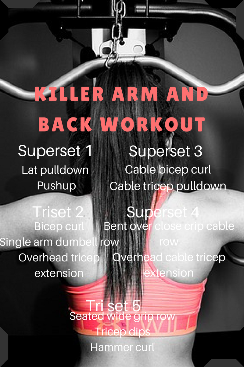 Mama's Coffee Corner Killer Arm and Back Workout