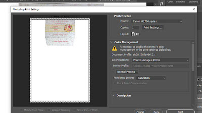 Cetak Nama dan Ucapan di Amplop Falah A36 di lembar A4 dengan printer IP2770