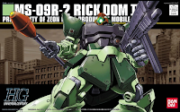 Carátula de la caja del MS-09RII Rick Dom II (Colony Attack Colors)