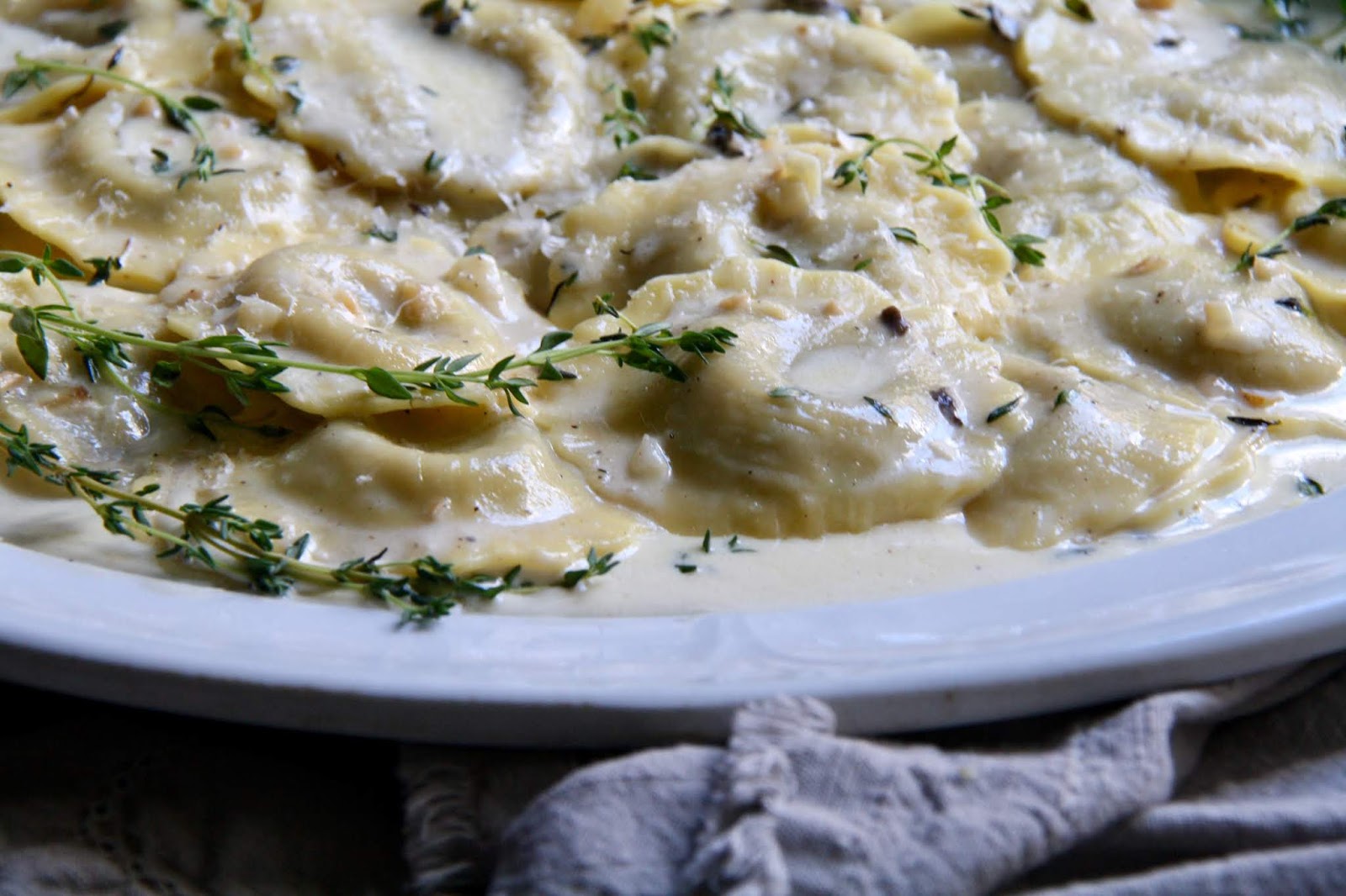salted sugared spiced™ Mushroom Ravioli Al Forno