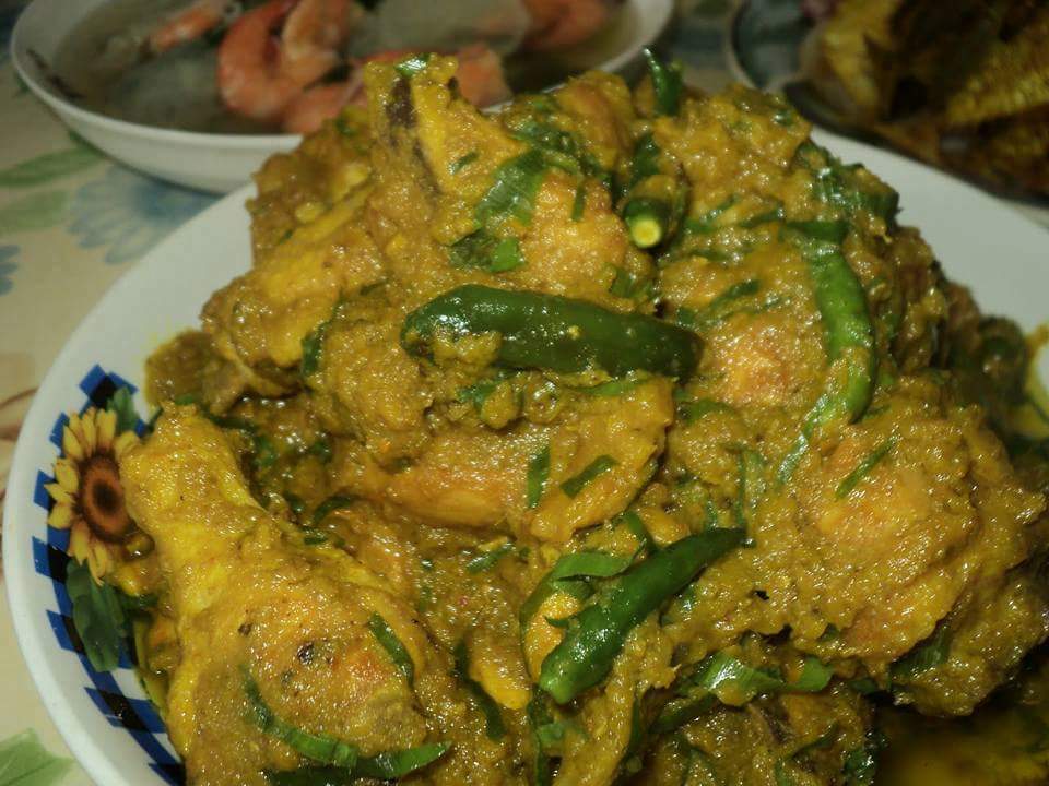 Rendang ayam hijau negeri sembilan