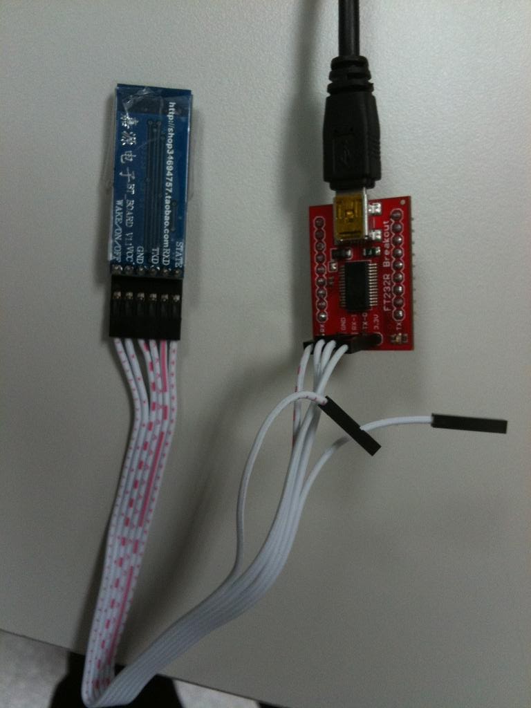 Dennis Lab Arduino bluetooth name/baud rate changing 使用FT232RL(USB轉