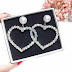 Heart shape earrings designs