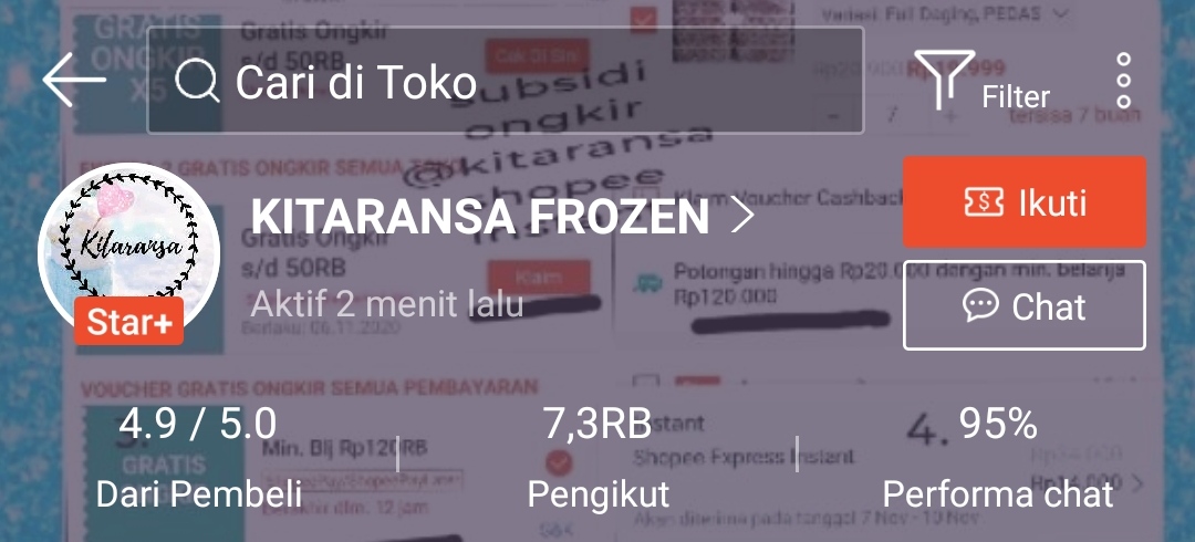 Kitaransa Frozen Rekomendasi Supplier Frozen Food di Shopee, Murah dan Terpercaya
