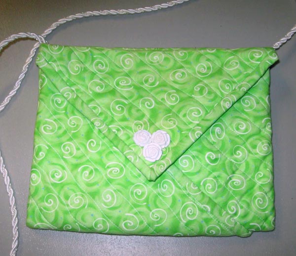 Choo Choo Quilters Fabric Envelope Bag