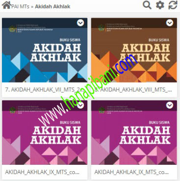 Download Buku Akidah Akhlak Madrasah Tsanawiyah Mts Terbaru Sesuai Kma Nomor 183 Tahun 2019