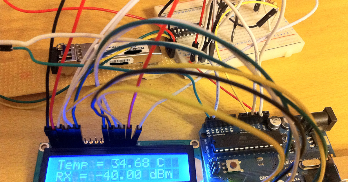 My corner of the Internet: sfpduino - Arduino SFP optical power meter