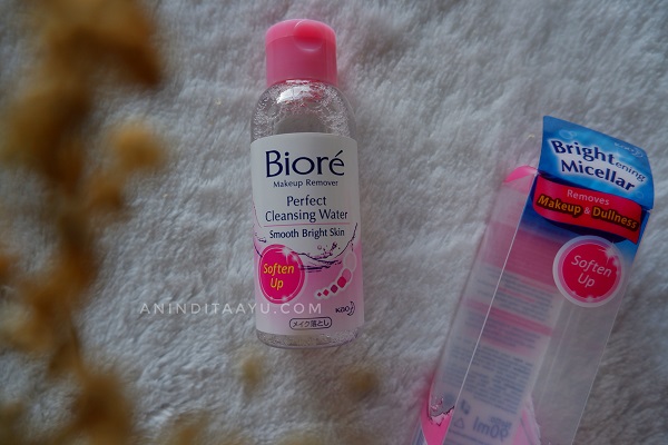 biore perfect cleansing water soften up pembersih make up