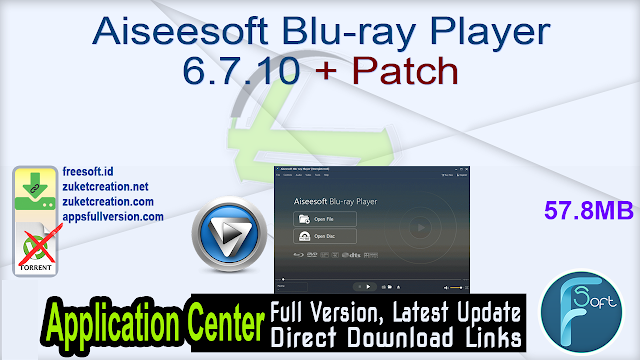 Aiseesoft Blu-ray Player 6.7.10 + Patch